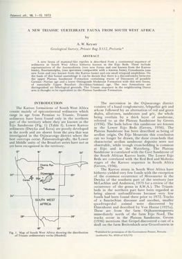A New Triassic Vertebrate Fauna from South West Africa