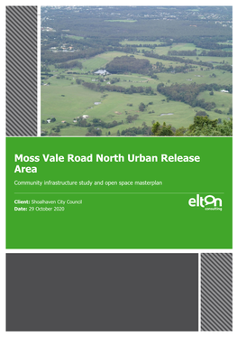 Moss Vale Road North Urban Release Area