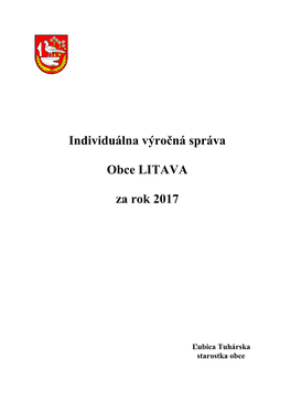 Individuálna Výročná Správa Za Rok 2017