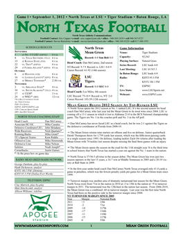 North Texas Football