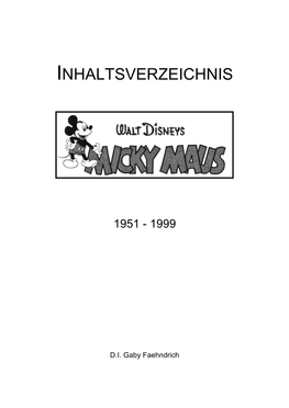 Inhaltsverzeichnis