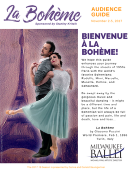 La Boheme Audience Guide