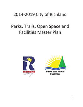 2014-2019 City of Richland Parks, Trails, Open Space and Facilities