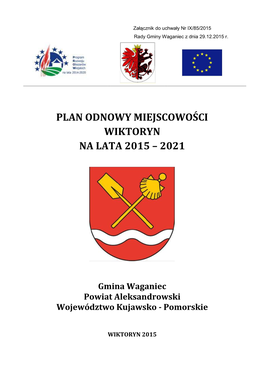 Plan Odnowy Miejscowości Wiktoryn Na Lata 2015 – 2021