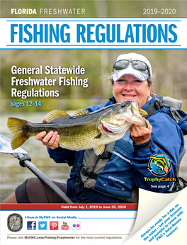 General Statewide Freshwater Fishing Regulations Pages 12–14