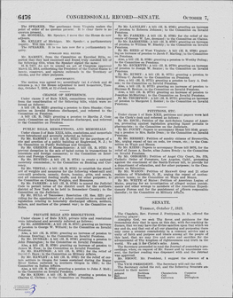 Congressional Record-Senate. October 7