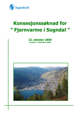Fjernvarme I Sogndal ”