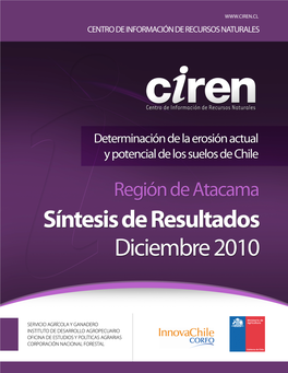 Determinación De La Erosión Actual Y Potencial De Los Suelos De Chile