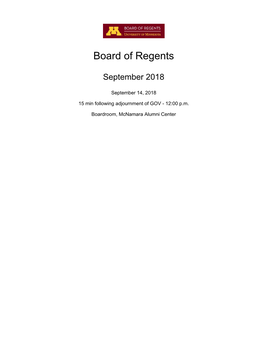 Board of Regents Docket Item Summary