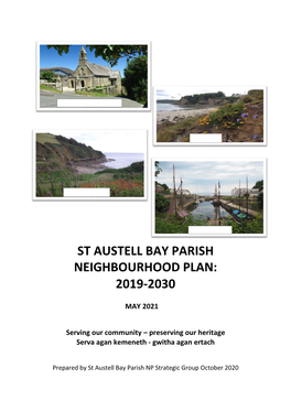 St Austell Bay Parish Neighbourhood Plan: 2019-2030