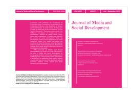 Journal of Media and Social Development