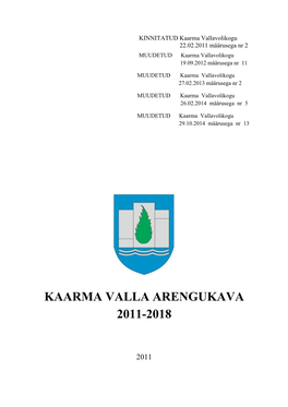 Kaarma Valla Arengukava 2011-2018