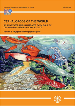 Cephalopods of the World an Annotated and Illustrated Catalogue of Cephalopod Species Known to Date