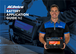 Battery Application Guide Nz