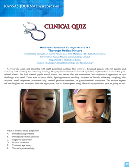 Clinical Quiz