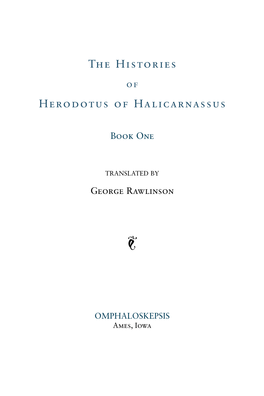 Herodotus of Halicarnassus