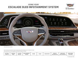 Escalade Oled Infotainment System