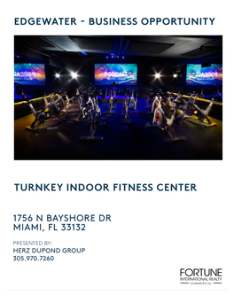 Turnkey Indoor Fitness Center Edgewater