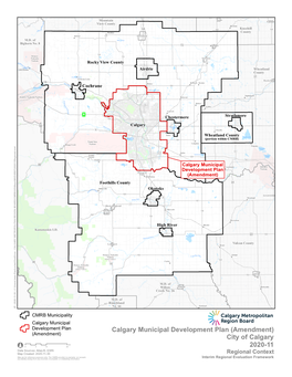 Calgary Municipal Development Plan (Amendment) City of Calgary 2020-11