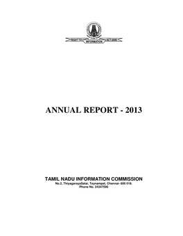 Annual Report - 20 13