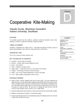 Cooperative Kite-Making