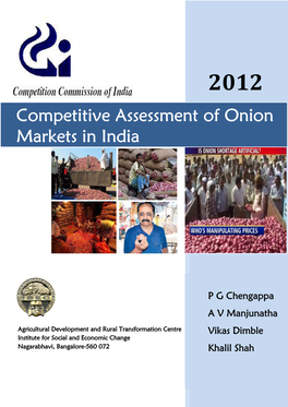 Competitive Assessment of Onion Markets in India
