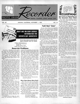 Pacific Union Recorder for 1965