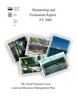 2001 Monitoring Report