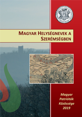 Magyar Helységnevek a Szerémségben