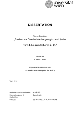 Dissertation Mag. Kamila Labas 11 03 2014