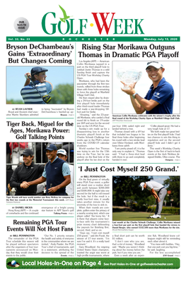 Rising Star Morikawa Outguns Thomas in Dramatic PGA Playoff