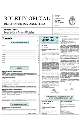 Boletin Oficial Ra 30991