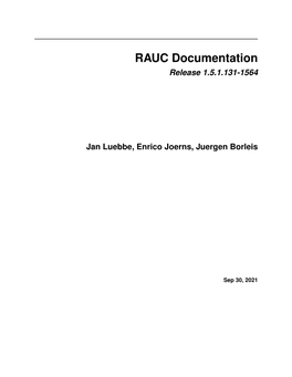 RAUC Documentation Release 1.5.1.131-1564