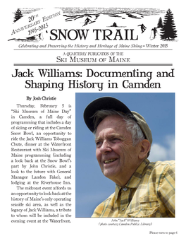 Jack Williams: Documenting and Shaping History in Camden