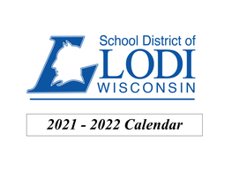 2021 - 2022 Calendar