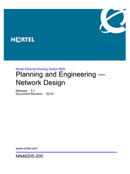 Network Design Release: 5.1 Document Revision: 02.01