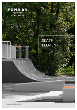 Skate- Elemente