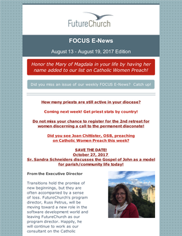 FOCUS E-News