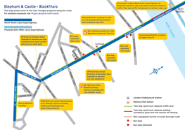 Blackfriars Southern Slip Road Which Would Be Closed to Elephant & Castle - Blackfriars Traffic