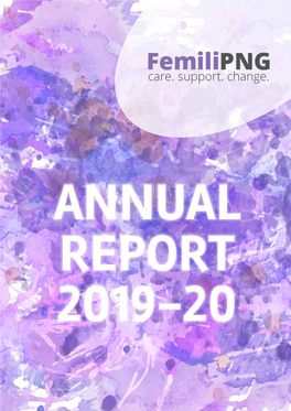 Femili PNG 2019-20 Annual Report