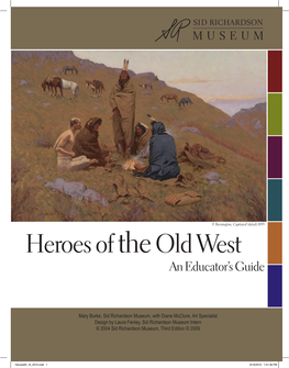 Heroes of the Old West an Educator’S Guide