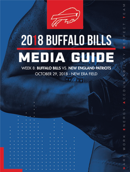 Week 8: Buffalo Bills Vs. New England Patriots October 29, 2018 - New Era Field