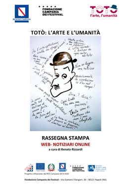 Totò: L’Arte E L’Umanità