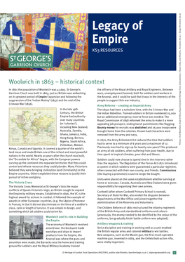 Legacy of Empire | Design ﬁtcreative.Ltd.Uk KS3 RESOURCES