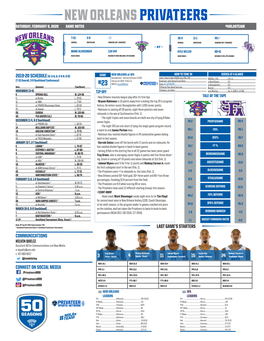 Communications Connect on Social Media Last Game's