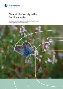 State of Biodiversity in the Nordic Countries