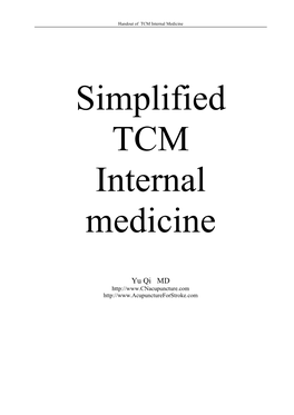 TCM Internal Medicine