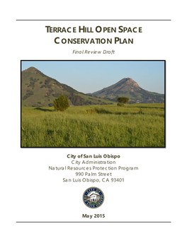 Terrace Hill Open Space Conservation Plan