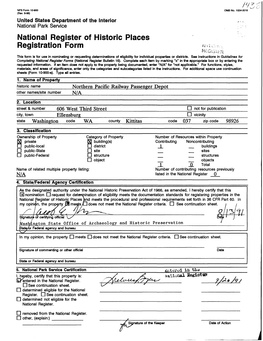 National Register of Historic Places Registration Form