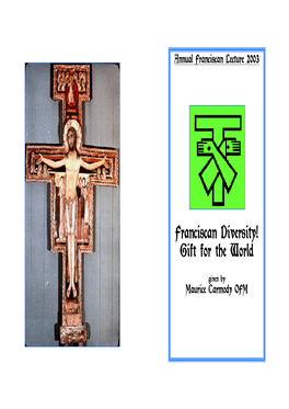 Franciscan Diversity